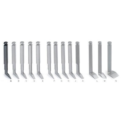 Veritas® Plane Blades to suit Router and Hinge Mortise Planes - 2mm