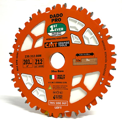 CMT Dado Pro with Lock Spacers