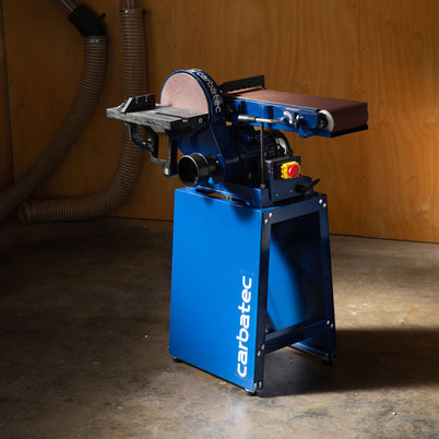 Carbatec 6"x9" Belt/Disc Sander with Stand