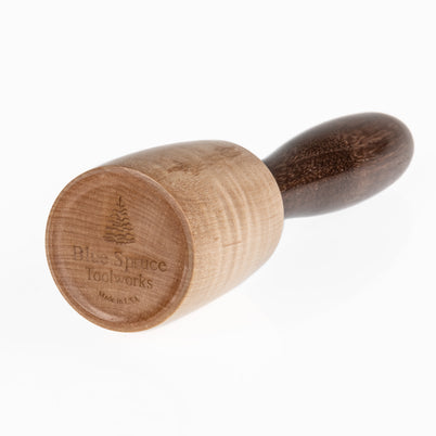Blue Spruce 13oz Round Maple Mallet with Walnut Handle