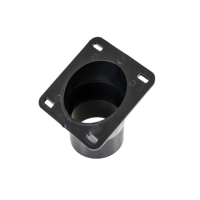 Carbatec Angled Dust Hood Fitting 2-1/2 Inch Flanged