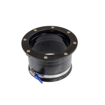 Carbatec Rubber Fitting Magnetic Dust Connector 100mm Magnet Side