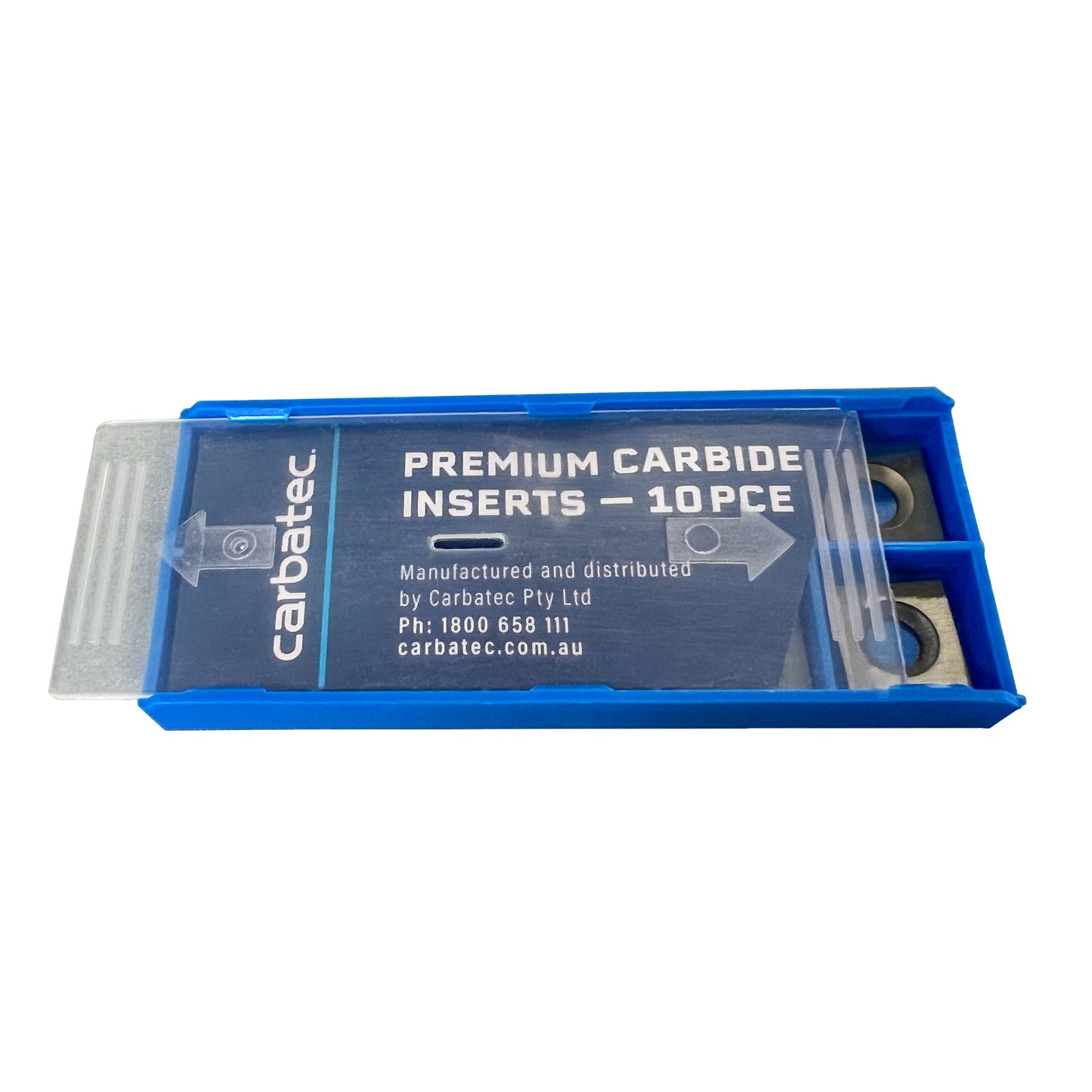 Carbatec Premium Carbide Inserts 14.00x2.0mm Square - Pk10