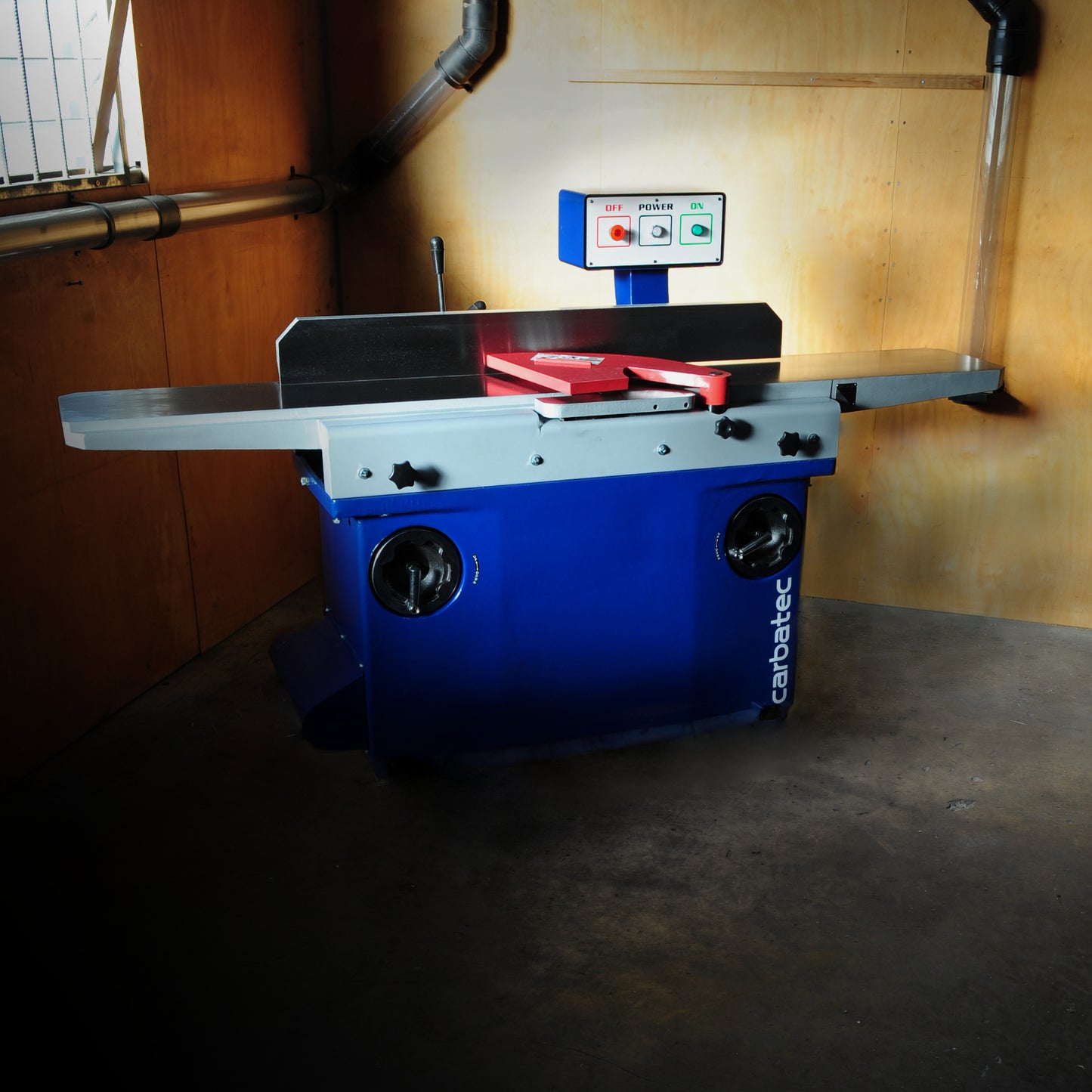 Carbatec 300mm Helical Head Jointer - 3 phase
