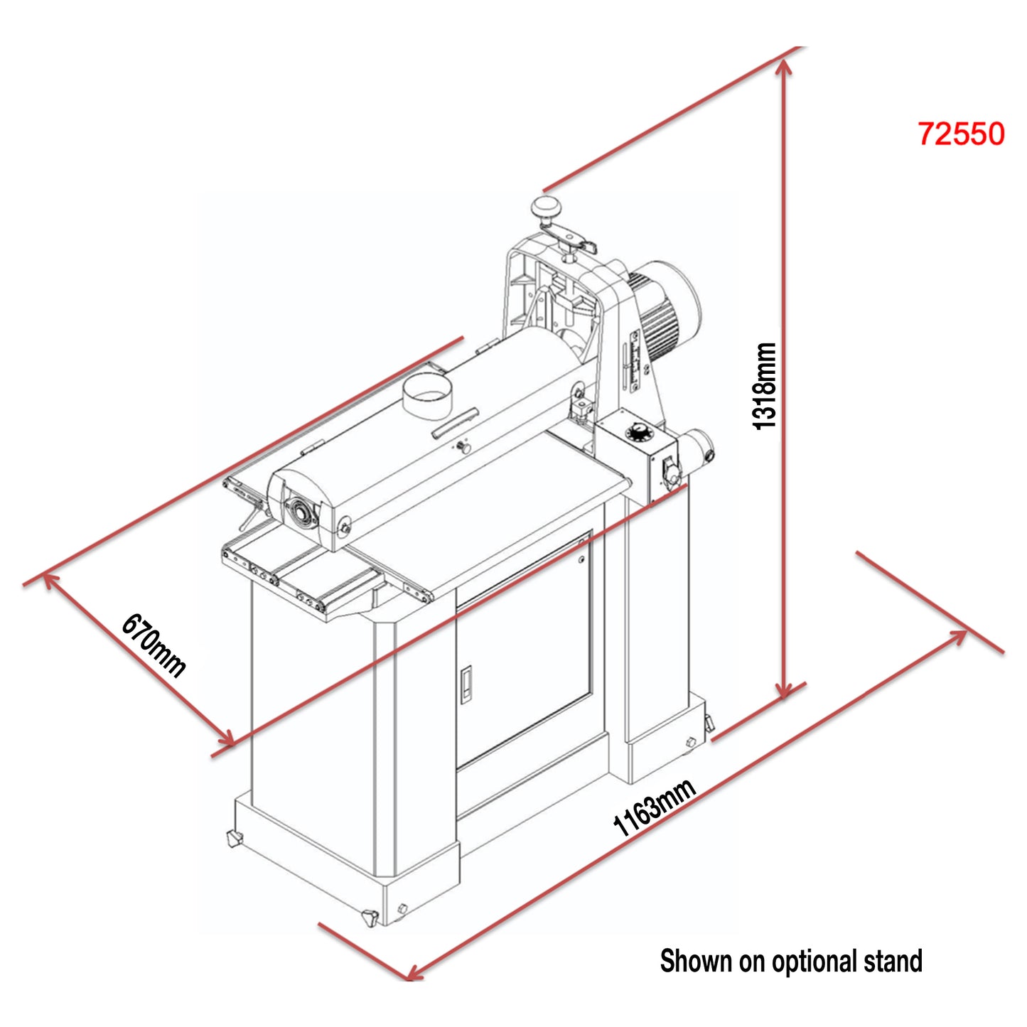 Laguna Supermax 25/50 Wide Drum Sander CE Model*