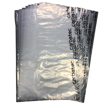 Carbatec Plastic Collection Bags - Pk of 10 - Suits drum diameters up to 510mm - 1250mm Long