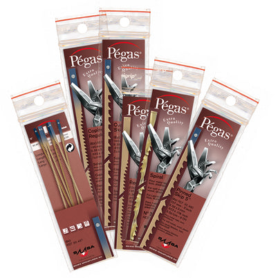 Pegas Pinned Regular Blades - 15 TPI