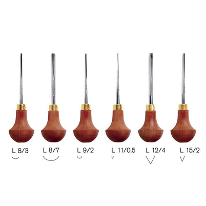 Pfeil Individual Lino Chisel - #15 sweep - V 45DEG  - 2mm