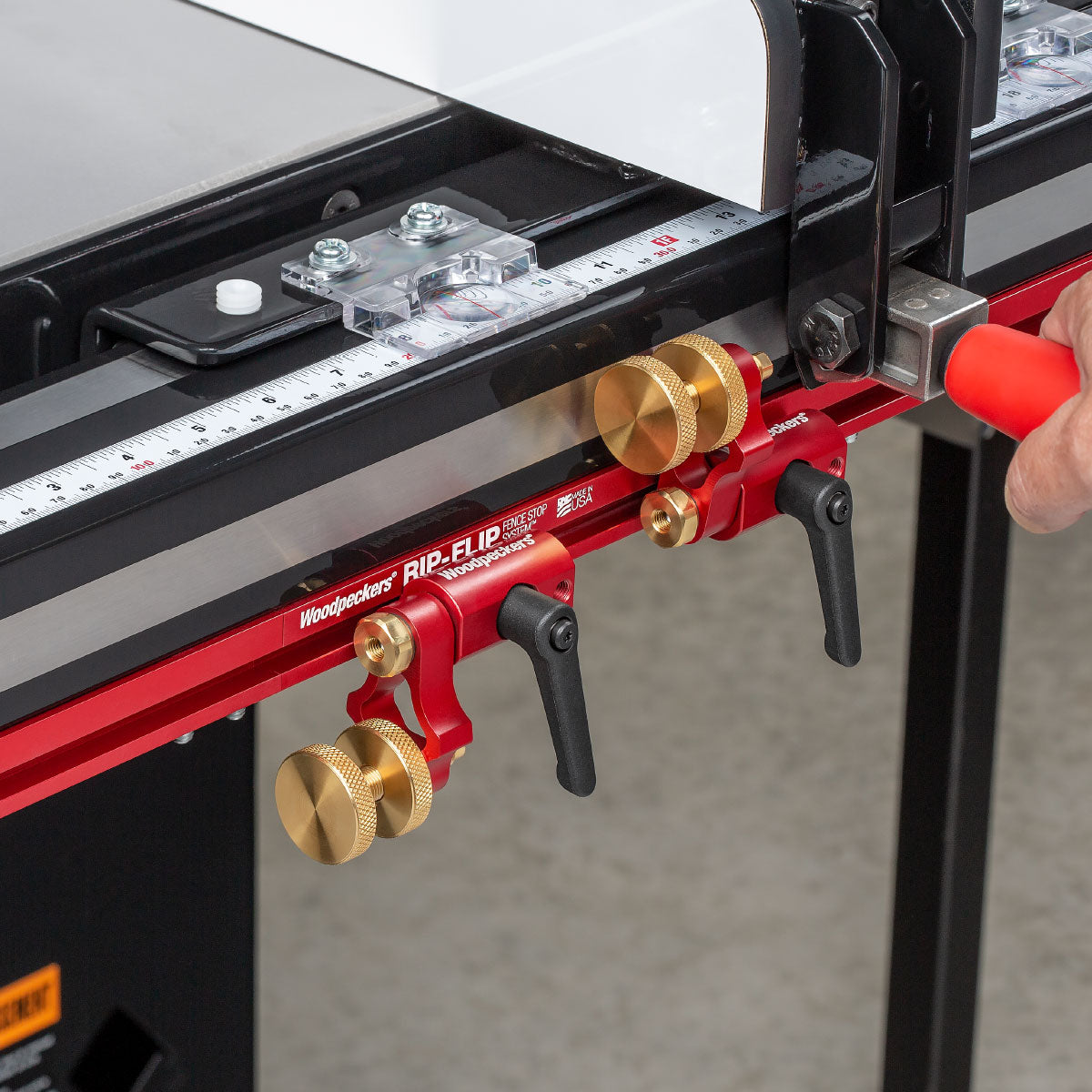 Woodpeckers RIP-FLIP Flip Stop Single RF-FS suits SawStop system