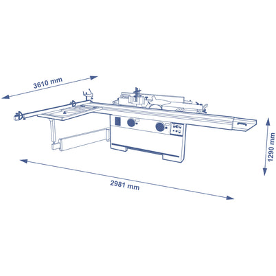 SCM Minimax CU410 Elite Universal Combination Machine - Three Phase