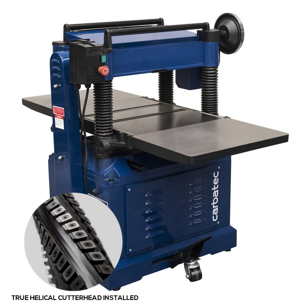 Carbatec 20" Thicknesser with Helical Cutterhead