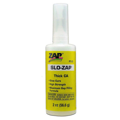 ZAP SLO-ZAP CA Thick Viscosity (2oz Bottle)   Cyanoacrylate 'Super' Glue