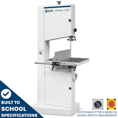 SCM S45N 440 mm 3 phase Bandsaw - Built to School Specifications